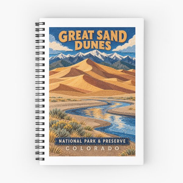 Item preview, Great Sand Dunes National Park - Colorado designed and sold by GoodOldVintage.