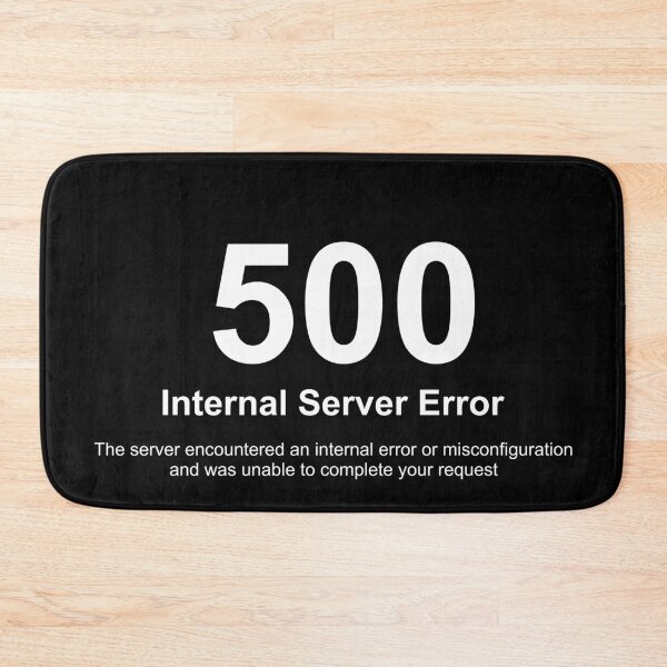 Artikelvorschau, 500 Interner Serverfehler, eindeutig entworfen und verkauft von villacreativa.