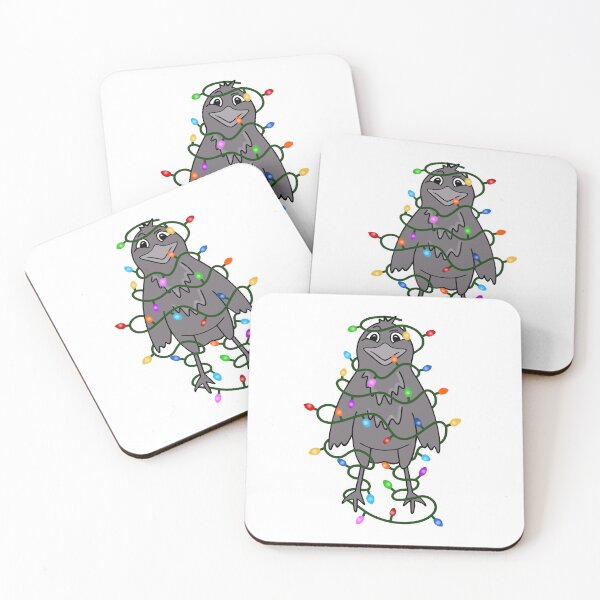 Item preview, Festive Crow Wrapped In Christmas Tree Lights designed and sold by Sartoris Art.