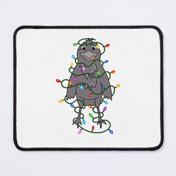 Item preview, Festive Crow Wrapped In Christmas Tree Lights designed and sold by Sartoris Art.