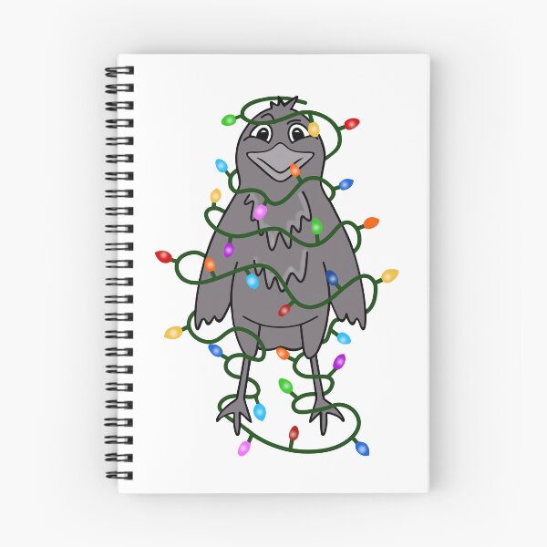 Item preview, Festive Crow Wrapped In Christmas Tree Lights designed and sold by Sartoris Art.