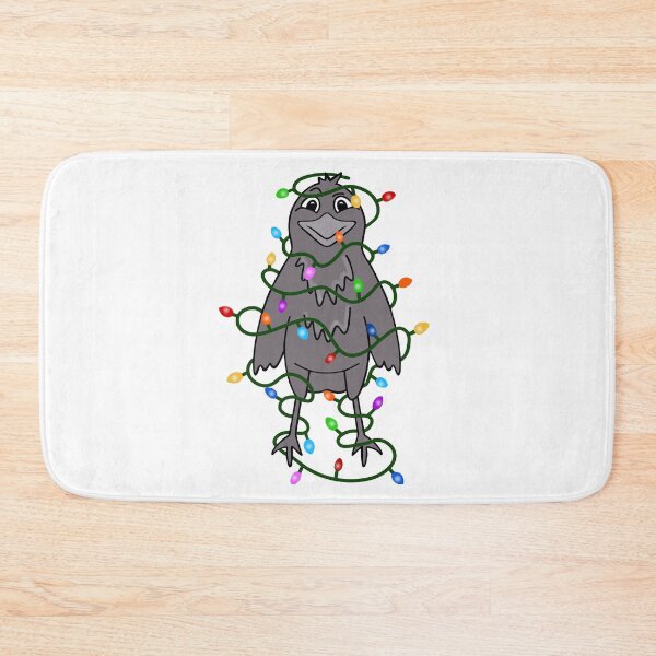 Item preview, Festive Crow Wrapped In Christmas Tree Lights designed and sold by Sartoris Art.