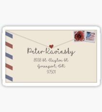 To All The Boys I've Loved Before- Peter's Letter Sticker