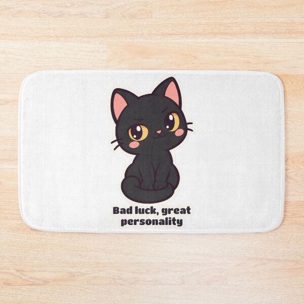 Item preview, Funny Black Cat Bad Luck Great Personality designed and sold by OuqCreations.