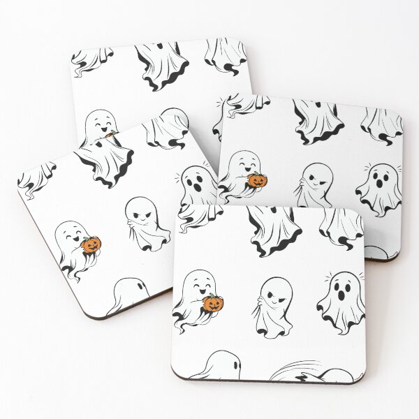 Item preview, Cute Ghosts Sticker Pack — Spooky Kawaii Halloween Sheet Ghosts designed and sold by LYAN-STORE.