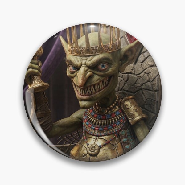 Item preview, The Goblin King on his throne designed and sold by Vintage Designs +.