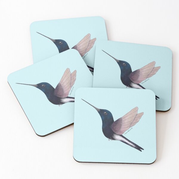Item preview, Black Jacobin Hummingbird designed and sold by julianamotzko.