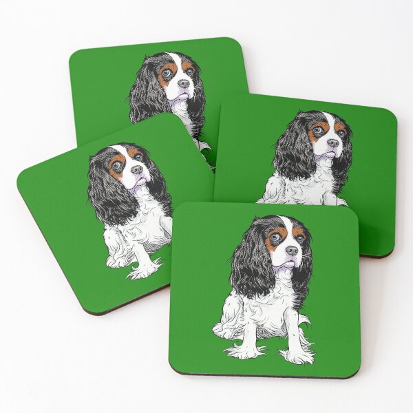Item preview, Pop Art Cavalier King Charles Spaniel Dog Graphic designed and sold by Terry Bain.