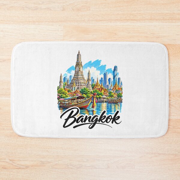 Item preview, Bangkok Thailand Wat Arun Travel Art designed and sold by EdwinkOne.