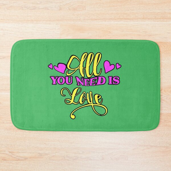 Item preview, All You Need Is Love | All you need is love | Love quote | Positive quote designed and sold by AstronautMerch.