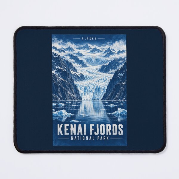 Item preview, Kenai Fjords National Park - Alaska designed and sold by GoodOldVintage.