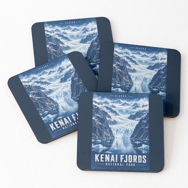 Item preview, Kenai Fjords National Park - Alaska designed and sold by GoodOldVintage.