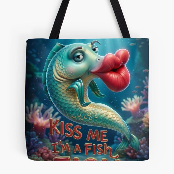 Item preview, Kiss the fish FISH! designed and sold by Vintage Designs +.