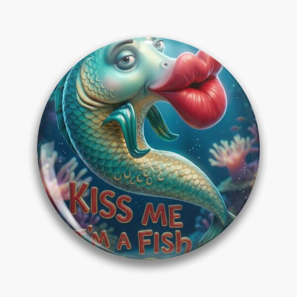 Item preview, Kiss the fish FISH! designed and sold by Vintage Designs +.