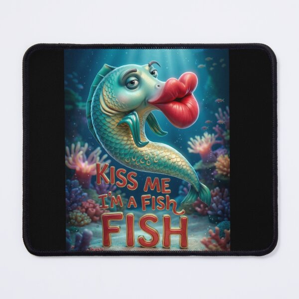 Item preview, Kiss the fish FISH! designed and sold by Vintage Designs +.