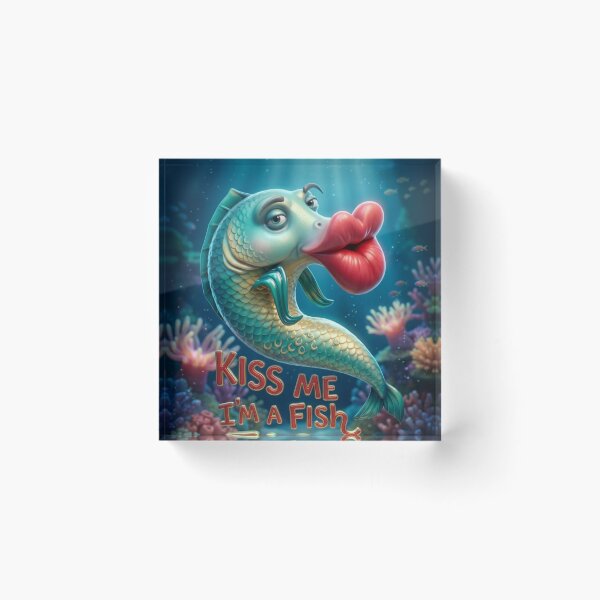 Item preview, ¡Besa al pez! ¡PEZ! designed and sold by Vintage Designs +.
