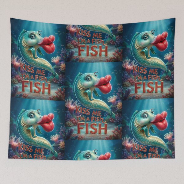 Artikelvorschau, Küss den Fisch! entworfen und verkauft von Vintage Designs +.