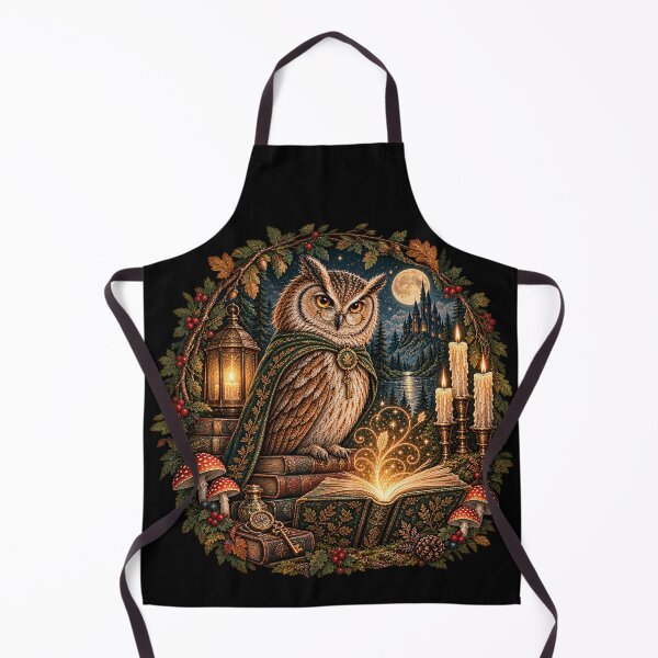 Item preview, Magical Owl – Woodland Bookkeeper designed and sold by Scarlett-Goods.
