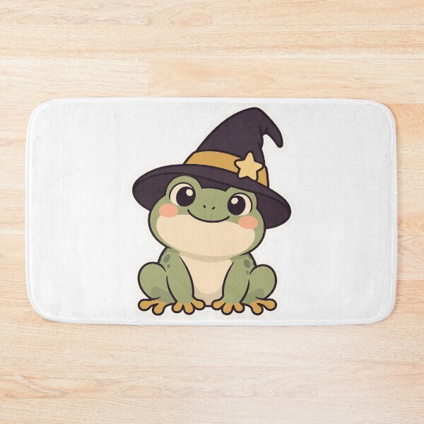 Item preview, Witch Frog Wearing a Tall Pointed Hat designed and sold by OuqCreations.