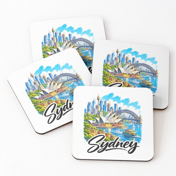Item preview, Sydney Australia Travel Art designed and sold by EdwinkOne.