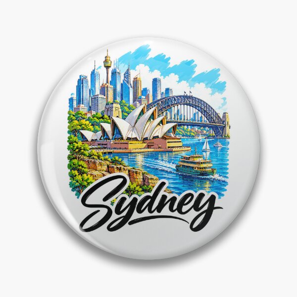 Item preview, Sydney Australia Arte de Viaje designed and sold by EdwinkOne.