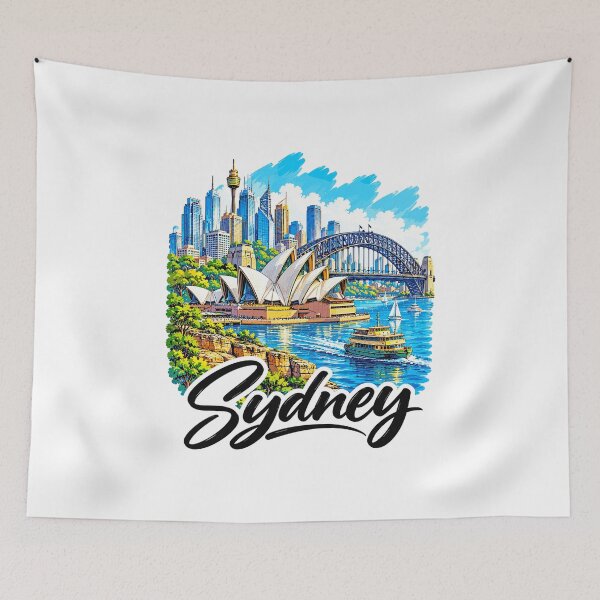Artikelvorschau, Sydney, Australien – Reisekunst entworfen und verkauft von EdwinkOne.