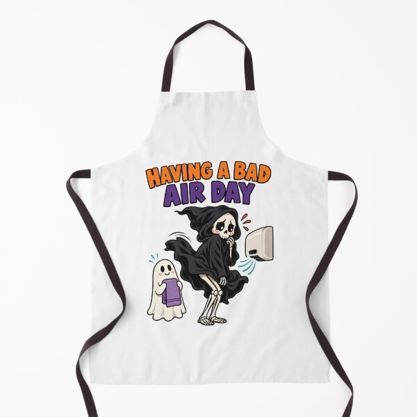 Item preview, Having a Bad Air Day Funny Grim Reaper Halloween Design. designed and sold by The-T-In-Retro.