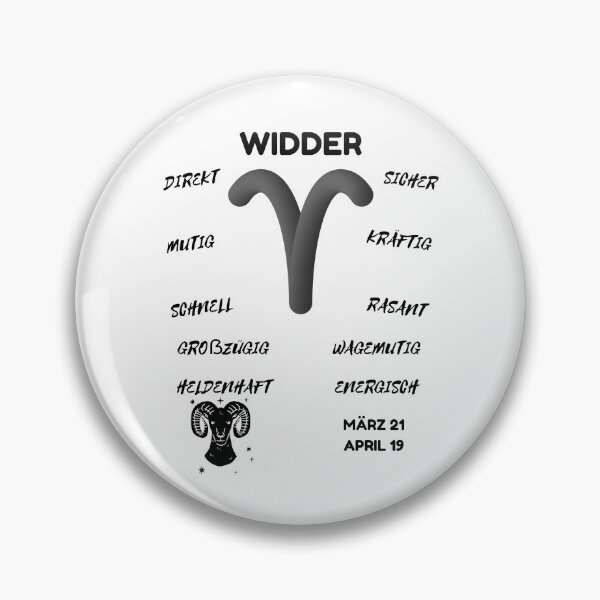 Artikelvorschau, Widder Sternzeichen Astrologie Horoskop Symbol - Classic Black & White entworfen und verkauft von ZODIARA.