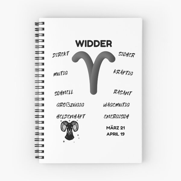 Artikelvorschau, Widder Sternzeichen Astrologie Horoskop Symbol - Classic Black & White entworfen und verkauft von ZODIARA.