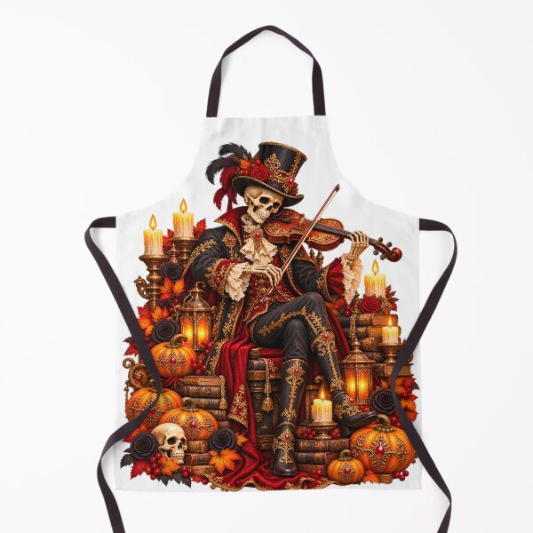 Item preview, Baroque Skeleton Violinist – Victorian Gothic Halloween designed and sold by Clothes With Smiling Animals Walt Gral.