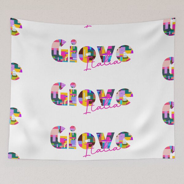 Item preview, Giove, Amelia, Italia, Italia, diseño tipográfico colorido para viajeros designed and sold by Wanderful-roads.