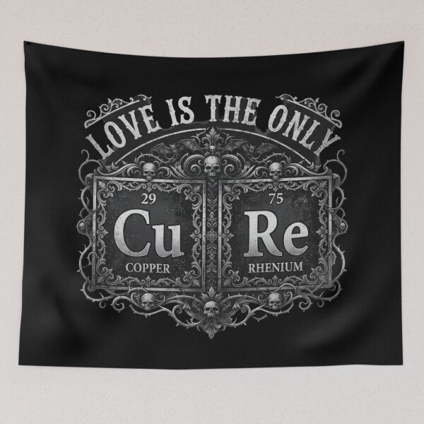 Item preview, ove Is The Only Cure Gothic Alchemy Art designed and sold by EnigmaticGoth.