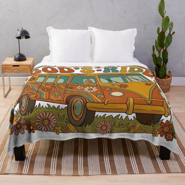 Item preview, God's Ride Retro Style Van 70s designed and sold by MantoSagrado.