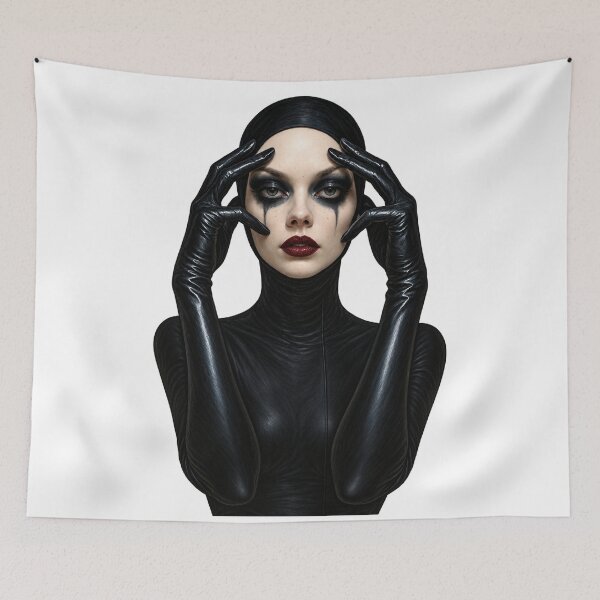 Item preview, Black Velvet Gaze | Gothic Femme Fatale designed and sold by Whatever Works.