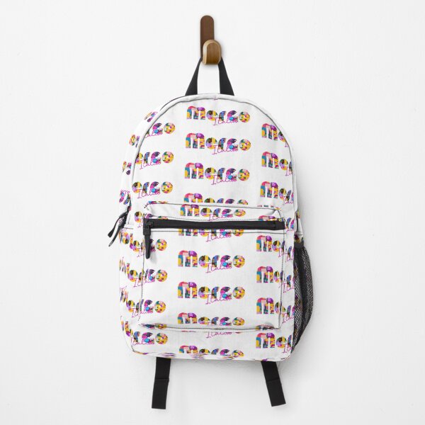 Item preview, Mergo, Monte Carotto, Italy, Italia, colorful typography design for travellers designed and sold by Wanderful-roads.