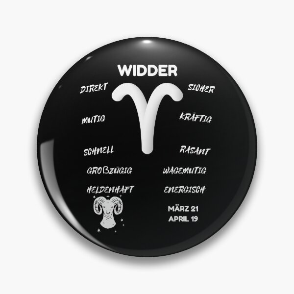 Artikelvorschau, Widder Sternzeichen Astrologie Horoskop Symbol - Classic White & Black entworfen und verkauft von ZODIARA.