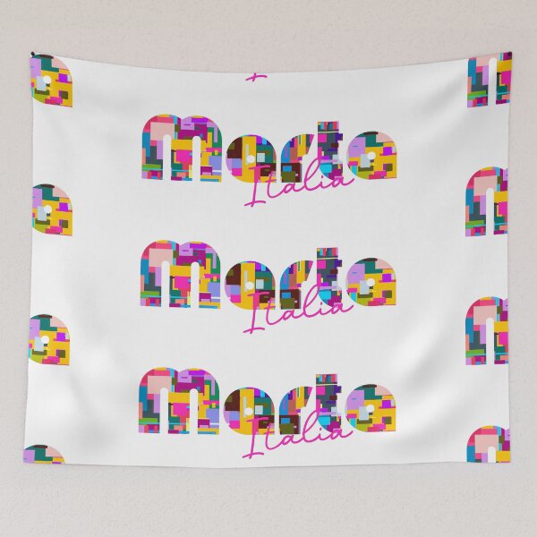 Item preview, Marta, Montefiascone, Italia, diseño tipográfico colorido para viajeros designed and sold by Wanderful-roads.