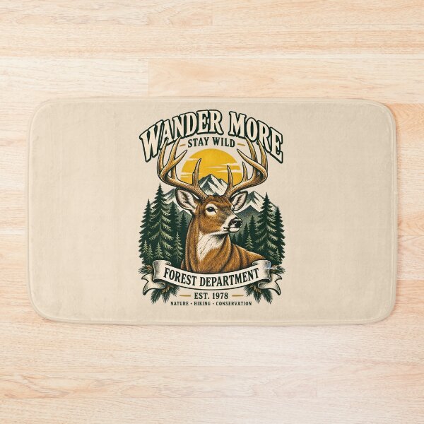 Item preview, Wander More Whitetail Buck designed and sold by EvergreenPark - Tee Studio.