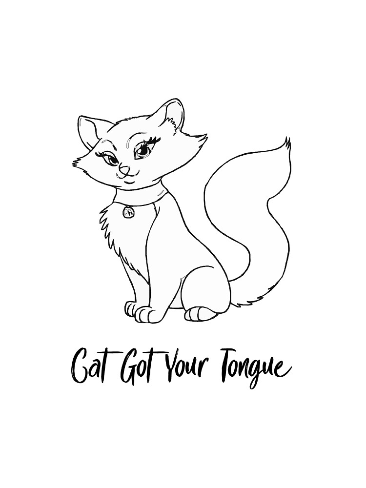 "Cat Got Your Tongue" T-shirt by Donsean22 | Redbubble