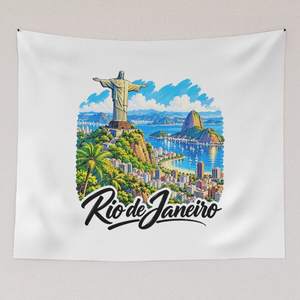 Artikelvorschau, Rio de Janeiro Brasilien Reisekunst entworfen und verkauft von EdwinkOne.