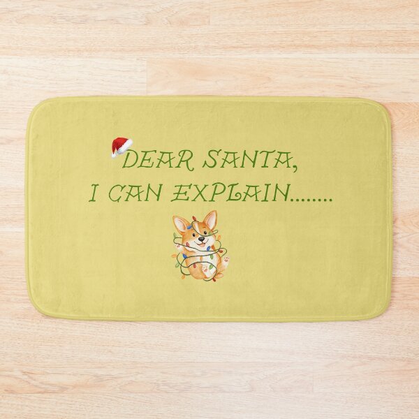 Item preview, Dear Santa I Can Explain Corgi Christmas Lights designed and sold by SolutionsArt.