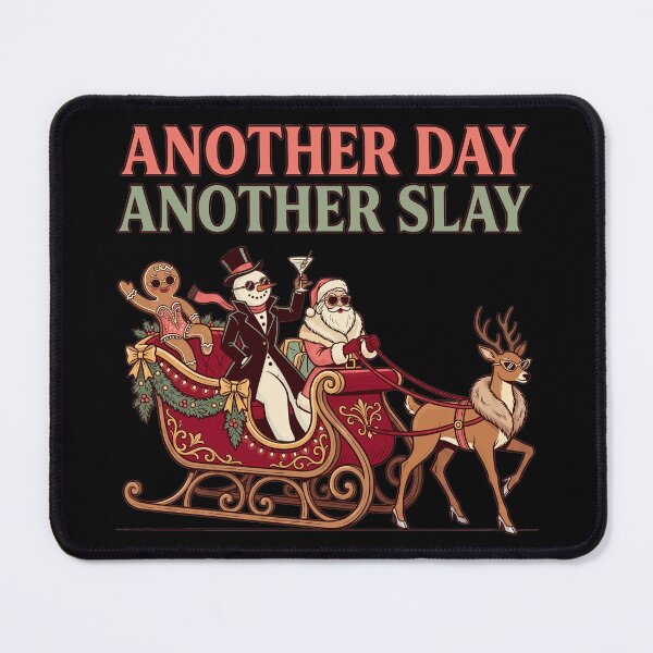 Item preview, Another Day Another Slay Christmas Squad Sleigh designed and sold by Seeding Serendipity.