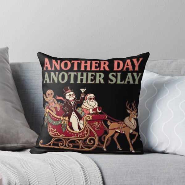 Item preview, Another Day Another Slay Christmas Squad Sleigh designed and sold by Seeding Serendipity.