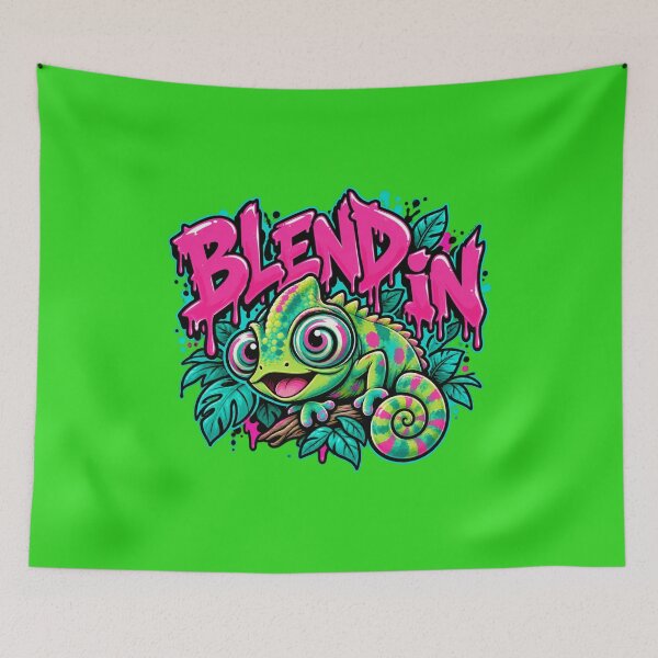 Item preview, Blend In - Graffiti Chameleon designed and sold by Visual Dept..