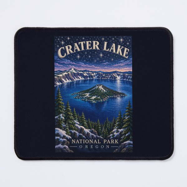 Item preview, Crater Lake National Park - Oregon designed and sold by GoodOldVintage.