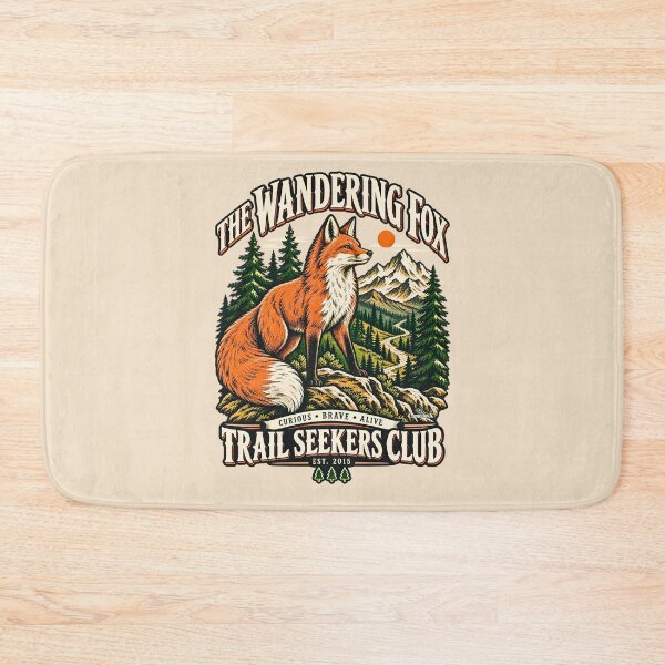 Item preview, The Wandering Fox Vintage Outdoor designed and sold by EvergreenPark - Tee Studio.