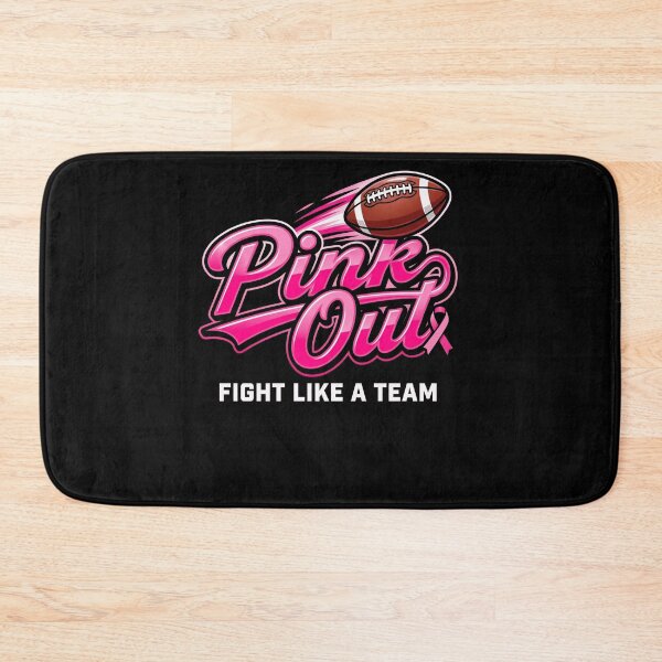 Item preview, Pink Out Fight Like A Team Breast Cancer Awareness Football Game designed and sold by FolkGraphics.