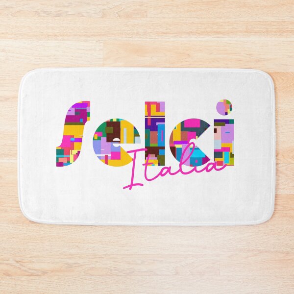 Item preview, Selci, Poggio Mirteto, Italy, Italia, colorful typography design for travellers designed and sold by Wanderful-roads.