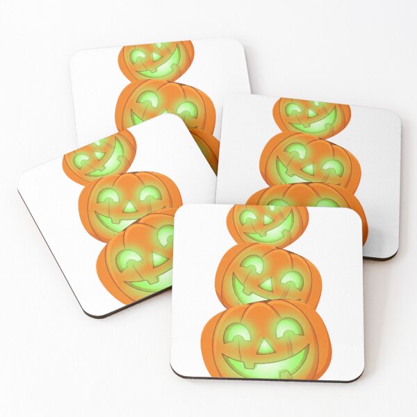 Item preview, Glowing Green Smiling Pumpkin Halloween Aesthetic designed and sold by hepopatterns.