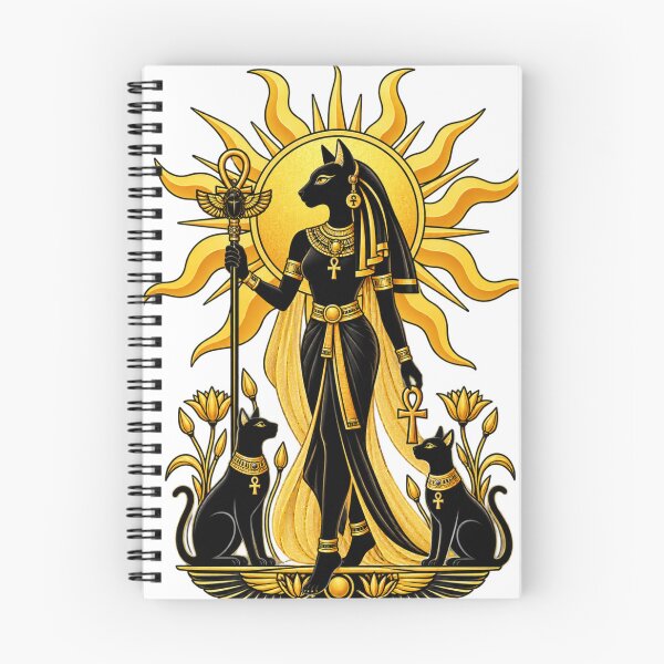Aperçu de l'œuvre Bastet, chatte égyptienne, déesse de la joie créée et vendue par Witch Joseph.